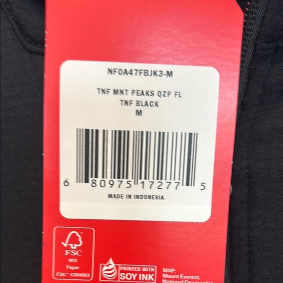 NWT The North Face Black Pullover (Branded) - Medium - Picture 3 of 5
